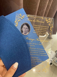 <span class=keywords><strong>Carte</strong></span> d'invitation de mariage personnalisée en acrylique transparent de luxe, conte de fées Raiponce, 15e anniversaire, Quinceañera, musique, croix - Product Image 4