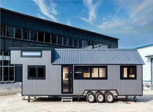 Moderna <span class=keywords><strong>Casa</strong></span> Pequeña Prefabricada y Portátil sobre Ruedas Ecológica e Integrada Remolque Personalizado para Camping o Motel - Product Image 3