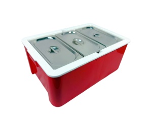 Contenitore Termico Isolato Personalizzabile 35L-1/3 per Vaschette GN <span class=keywords><strong>in</strong></span> <span class=keywords><strong>Acciaio</strong></span> <span class=keywords><strong>Inox</strong></span>, Stampato a Iniezione <span class=keywords><strong>in</strong></span> PP - Product Image 5