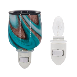Lámpara Eléctrica de <span class=keywords><strong>Perfume</strong></span> con Diseño Artístico de Vidrio ELONG, Calentador de Velas Ecológico para Aromaterapia, Montaje en Pared para el Hogar - Product Image 3