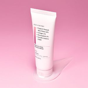 Soins de la peau coréens ECOFACTORY Crème gel au collagène de rose pour usage diurne, hydratation intense pour tous types de peau, anti-âge, teint éclatant, OEM, étiquette privée - Product Image 3