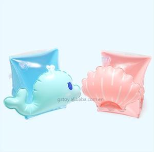 Flotador de brazo inflable para niños, banda de seguridad para el brazo con forma de delfín - Product Image 1