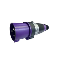 ATEX 2P+E 25V 130V 250V IP66 IK10 WF2 防爆移动墙壁扩展插座和插头耦合器电缆连接器