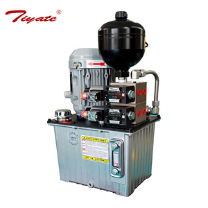 Unité hydraulique Tiyate TYT-EC4A0618 avec accumulateur et double électrovanne pour équipement automatisé - Product Image 3