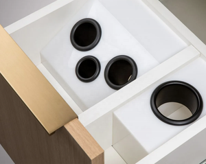 Estación de Estilismo de Doble Cara Waverly con Espejo Redondo para Salón de Belleza - Product Image 6