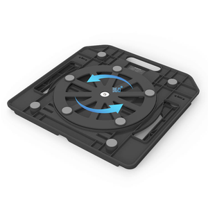 Support d'<span class=keywords><strong>ordinateur</strong></span> <span class=keywords><strong>portable</strong></span> réglable avec support pour téléphone, 7 niveaux de réglage ergonomique + base pivotante à 360°, support <span class=keywords><strong>portable</strong></span> pliable pour <span class=keywords><strong>ordinateur</strong></span> <span class=keywords><strong>portable</strong></span> - Product Image 5