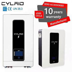 Cylaid ระบบหลังคาพลังงานแสงอาทิตย์แบตเตอรี่ LiFePo4 48โวลต์5KW/10KW/15KW ไฮบริดป้องกัน IP65ซ้อน6000วงจรชีวิตบ้าน - Product Image 1