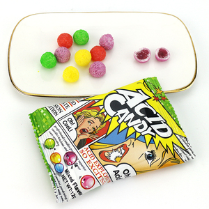 Broma Crujiente Ácido Caramelo Azúcar Recubierto Frutas amargas Caramelo de goma - Product Image 4