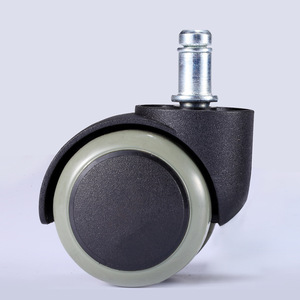 [Directo de Fábrica] Ruedas Giratorias Universales M10 para Silla de Oficina, Diseño Elegante, Anillo de Retención, Ruedas de Plástico - Product Image 1