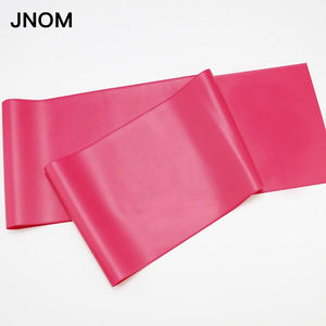 TPE pita regang kebugaran lembaran regang, bahu terbuka cantik latihan peregangan yoga pita resistensi logo cetak kustom - Product Image 4