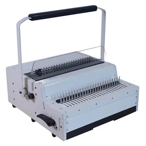 RTS CM600A Document Perfect Desktop Binding Machine 24 Holes Comb Binding Machine Note Book Binding Machine With Movable Cutters