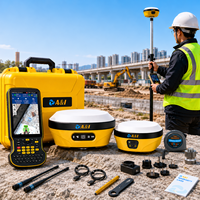 Equipo de Topografía Portátil AR GPS del Fabricante, Ntrip, Impermeable, Ligero, con Láser Visual, RTK GNSS Base y Rover