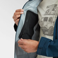 Veste de ski imperméable pour homme avec logo personnalisé OEM, 10 000 mm, veste de neige pour homme, veste de snowboard, combinaison de ski, veste de montagne 3 en 1, parka