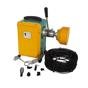 Electric Powerful Unclogging Machine Industrial Pipe Cleaning Tool Household Toilet Floor Drain Dredge Cleaner Machine