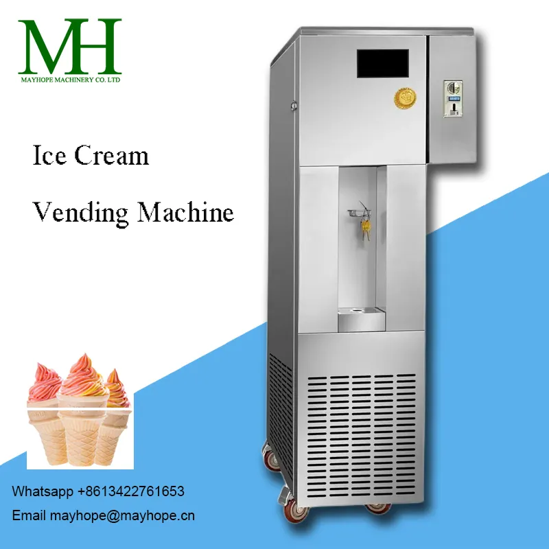 Máquina Expendedora de helados suaves totalmente automática