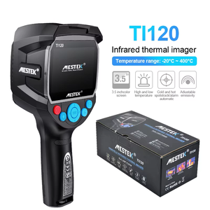 Caméra thermique TI120 -20~400°C avec écran couleur, double imagerie infrarouge et lumière visible, suivi automatique, thermomètre USB - Product Image 1