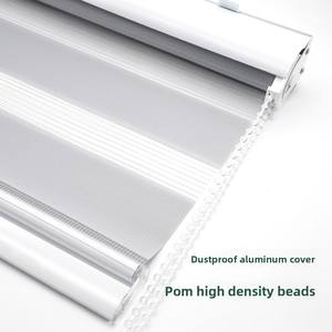 ستائر حمام من النوع العمودي من البوليستر والخيزران الحديثة بدون حفر ، ستائر تعتيم للنوافذ المكتبية - Product Image 3