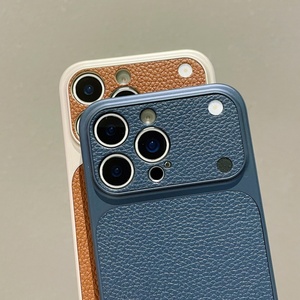 Custodia per Telefono in Pelle PU alla Moda per <span class=keywords><strong>iPhone</strong></span> 17 <span class=keywords><strong>12</strong></span> 13 14 15 16 <span class=keywords><strong>Pro</strong></span> <span class=keywords><strong>Max</strong></span> <span class=keywords><strong>con</strong></span> Protezione <span class=keywords><strong>Fotocamera</strong></span>, Pulsante Touch e <span class=keywords><strong>Cover</strong></span> Posteriore Antiurto - Product Image 5