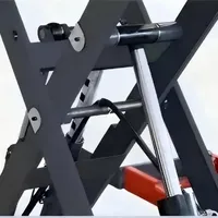 Elevador de Tijera Gaosheng de Perfil Bajo con Doble Cilindro Hidráulico, Certificado CE ISO, para Salas de Exhibición de Equipos Automotrices