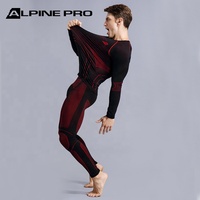 Conjunto de Ropa Interior Térmica para Esquí Alpine PRO para Hombre, 2 Piezas, Transpirable, de Secado Rápido, para Invierno, Deportes, Ropa Interior Larga para la Nieve