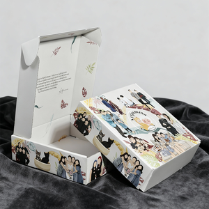 กล่องกระดาษใส่เครื่องประดับชุดเล็กกล่องใส่เสื้อผ้ากล่องกระดาษรีไซเคิลได้ตามต้องการกล่องใส่สินค้าโภคภัณฑ์ - Product Image 2