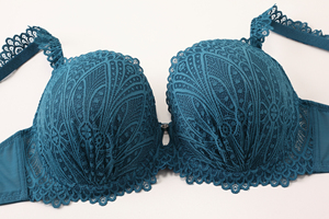 Set Intimo BINNYS all'Ingrosso, <span class=keywords><strong>Reggiseno</strong></span> Senza Spalline <span class=keywords><strong>con</strong></span> <span class=keywords><strong>Schiena</strong></span> <span class=keywords><strong>Trasparente</strong></span> e Slip <span class=keywords><strong>Trasparente</strong></span> in Pizzo Bianco Sexy per Ragazze - Product Image 3