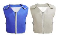 Sommer-Kühlweste in Übergröße aus Polyester/Baumwolle mit Kühlpacks für Wärmelinderung und Kühleffekt