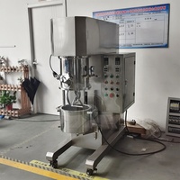 Mélangeur planétaire de laboratoire 10 litres, machine de table, mélangeur-disperseur à lames, double mélangeur planétaire pour le mélange de pâte d'argent