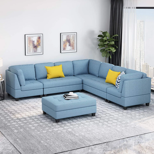 Mua sofa đặt trực tuyến 3 nghiêng vị trí chuyển đổi sofa settee di chuyển tựa lưng sofa Modular - Product Image 2