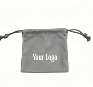 Recyclable Cotton Twill Drawstring Bracelet Jewelry <b>Packaging</b> <b>Bag</b> Custom Logo Printed Candy Gift Cosmetic Dust Pouch - Product Image 3