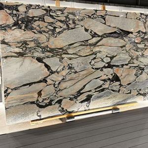 คาลาแคตตาวิโอลาขัดเงาหินอ่อนสีชมพูพื้นผิวละเอียดอ่อนดีไซน์ทันสมัยคุณสมบัติกันน้ำสำหรับวิลล่าแผ่นใหญ่ - Product Image 2