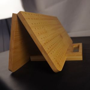 Planche à bloquer en bambou naturel pliable en gros avec chevilles, tiges en acier inoxydable, <span class=keywords><strong>tapis</strong></span> à bloquer pour le <span class=keywords><strong>tricot</strong></span> artisanal - Product Image 5