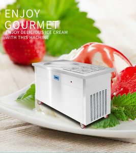 GQ-PF1R-6C Nước Đá Chiên Kem Máy Cuộn Thổ Nhĩ Kỳ Maquina De Rollo De Helado Frito Chiên Máy Máy Làm Kem Với Đèn Led - Product Image 6