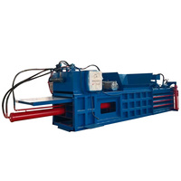 Presse à balles hydraulique horizontale de 100 tonnes, machine de compactage pour carton, plastique, textile, paille, tissu usagé, bouteilles en PET