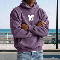 Camiseta Personalizada de Alta Calidad, Holgada, de Poliéster/Algodón, Estilo Clásico, Ecológica, para Hombre, Otoño, Lavado Ácido