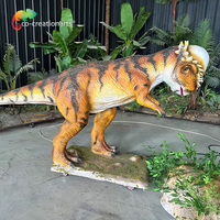 Famille de dinosaures Anylosaurus animatroniques personnalisables pour parcs à thème en plein air/en intérieur