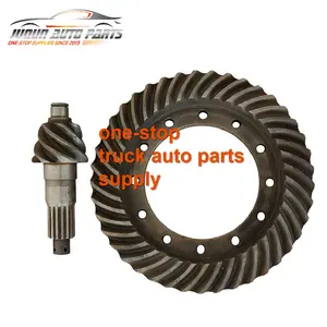 Juqun one-stop fournisseur de pièces de camion 6*41 16T différentiel avant engrenage conique final pour mitsubishi fuso FV413 8DC9 1202055040