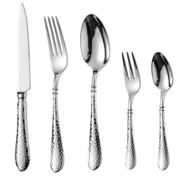 Marteau de forge de luxe, écologique et durable, en acier inoxydable 304, pour couverts de mariage, finition miroir, gravure anti-décoloration