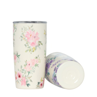 Gobelet isotherme en acier inoxydable 304 à double paroi de 20 oz avec couvercles, tasse à eau thermique avec logo personnalisé pour le vin, le café