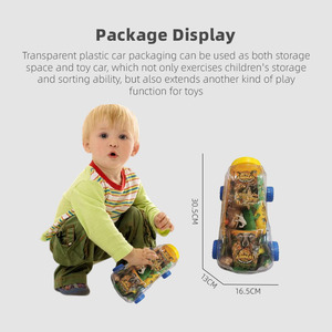 30 Bộ Mô Hình Mô Hình Động Vật Vườn Thú Giống Thật 3D Đủ Loại Đồ Chơi Động Vật Hoang Dã Bằng Nhựa PVC Nhận Thức Sớm Cho Trẻ Em - Product Image 6