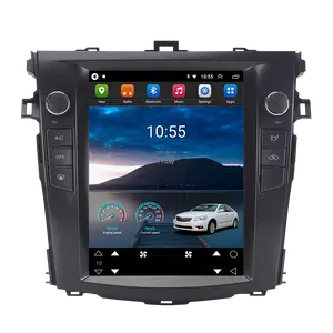Android Radio Auto Gps Nagavition Tesla Stijl Verticaal Voor Toyota Corolla 2007-2012 Auto A/C Radio Stereo Multimedia Speler