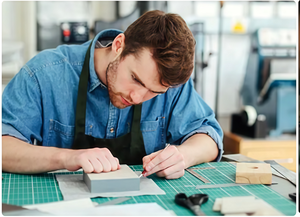 Tapis de découpe Haiju écologique 60x45cm A2 auto-réparant en TPE antidérapant 3 couches 2,5mm d'épaisseur non toxique sans phtalates - Product Image 6