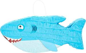 Pinata de requin bleu personnalisée pour les fêtes d'anniversaire, fête de carnaval à thème de la mer pour enfants et événements connexes, célébrations et décorations - Product Image 3