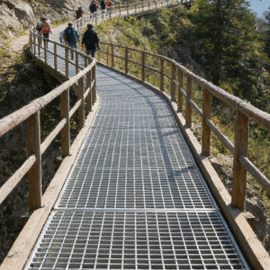 High Quality Galvanized Steel <strong>Grate</strong> for Driveway and Road Metal Welded Steel Drainage Grating - Product Image 1