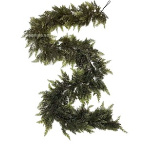 Guirnalda Navideña Artificial Temu, Decoración de Plástico Verde para el Hogar, Decoración Festiva de 60 cm - Product Image 3