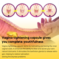 Cápsulas Vaginales Reafirmantes 100% Naturales Chinaherbs, Cápsulas Yoni para el Cuidado Íntimo Femenino, Sin Químicos, Sin Efectos Secundarios