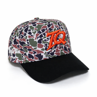 Gorras de Béisbol de 5 Paneles con Estampado de Camuflaje Boscoso y Frutas, Hebilla Plateada de Cobre, Logotipo Personalizado al por Mayor, Transpirables e Impermeables