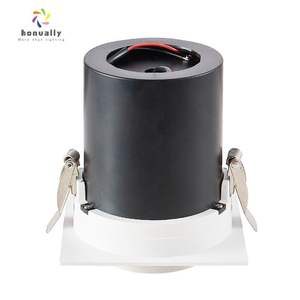 360 Gimbal Swing LED Downlight 10W Anti-Glare Lentille En Aluminium Moulé Sous Pression Triac CE/EMC/LVD/RoHS Certifié Home Office Rond/Carré - Product Image 5