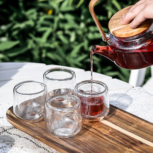600ml <strong>Glass</strong> <strong>Teapot</strong> with Removable <strong>Infuser</strong>, Stovetop Safe Tea Kettle - Product Image 5