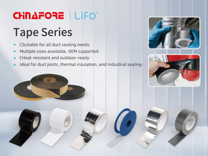 HVAC工業用アルミ箔難燃性オフィスビル修理保護ダクトホットメルト接着テープ剥離紙ライナー - Product Image 6